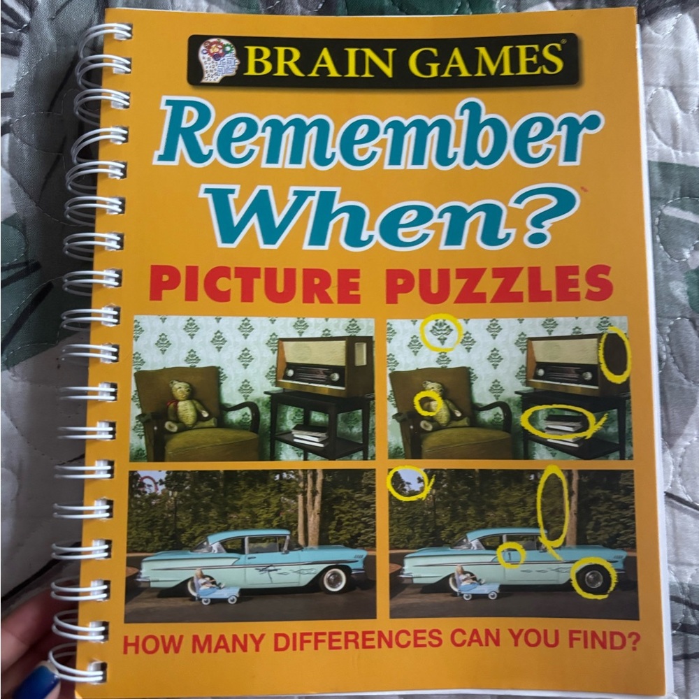 Brain Games Picture Puzzles Book